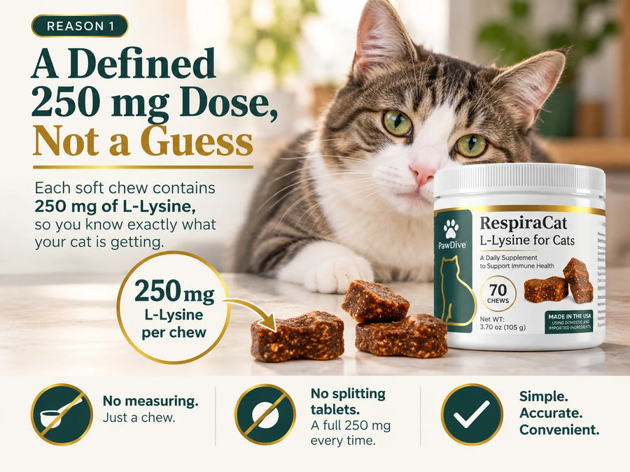 A RespiraCat chew held at true size next to a ruler