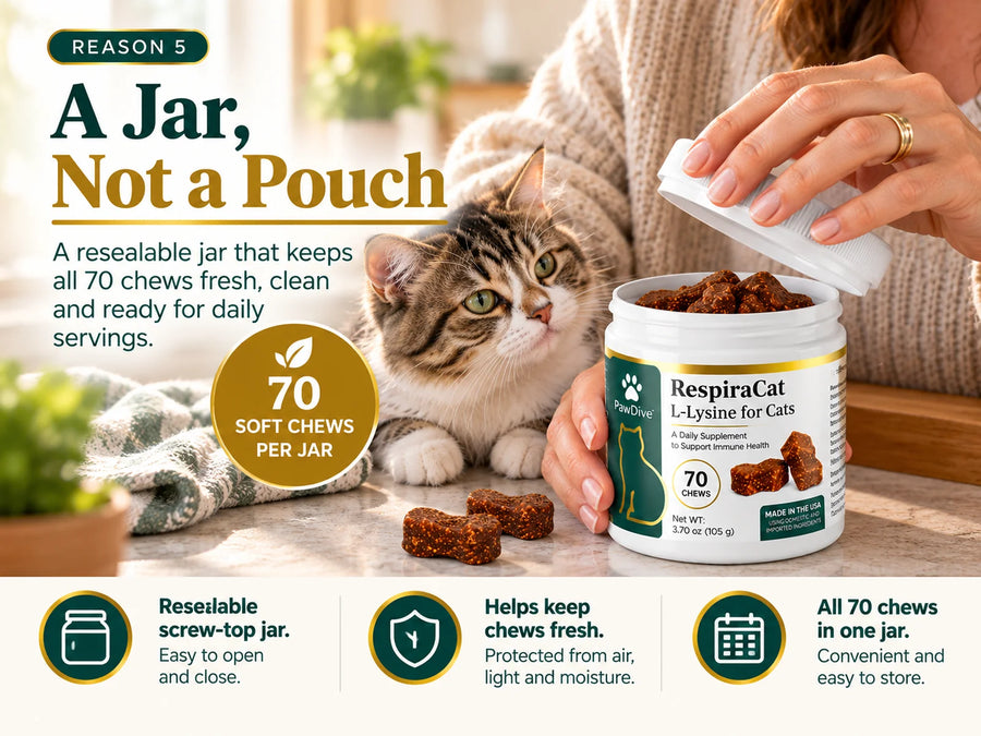 The RespiraCat jar lid being resealed