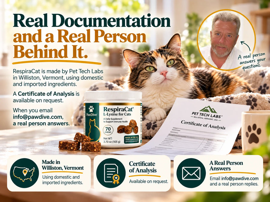 A Certificate of Analysis